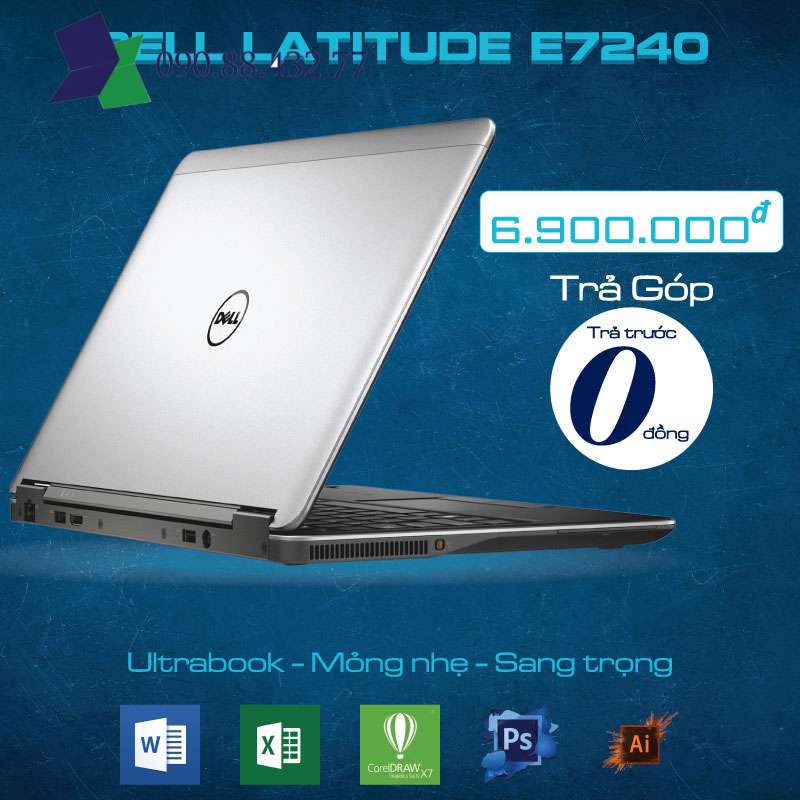 Dell Latitude E7240 i5-4200u RAM4G SSD 128G 12.5"